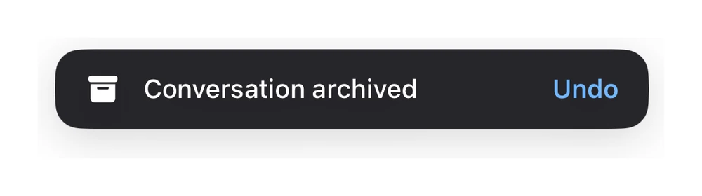 Archive Toast preview