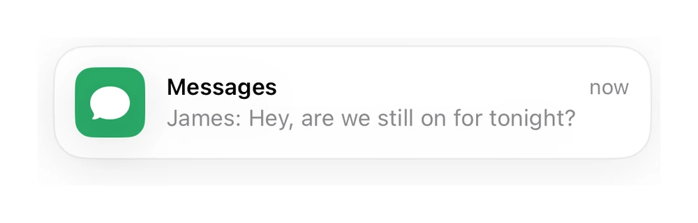 Notification Banner preview