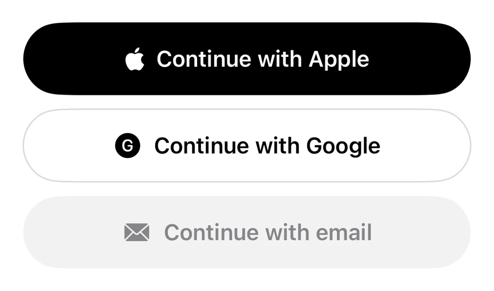 Social Auth Buttons preview