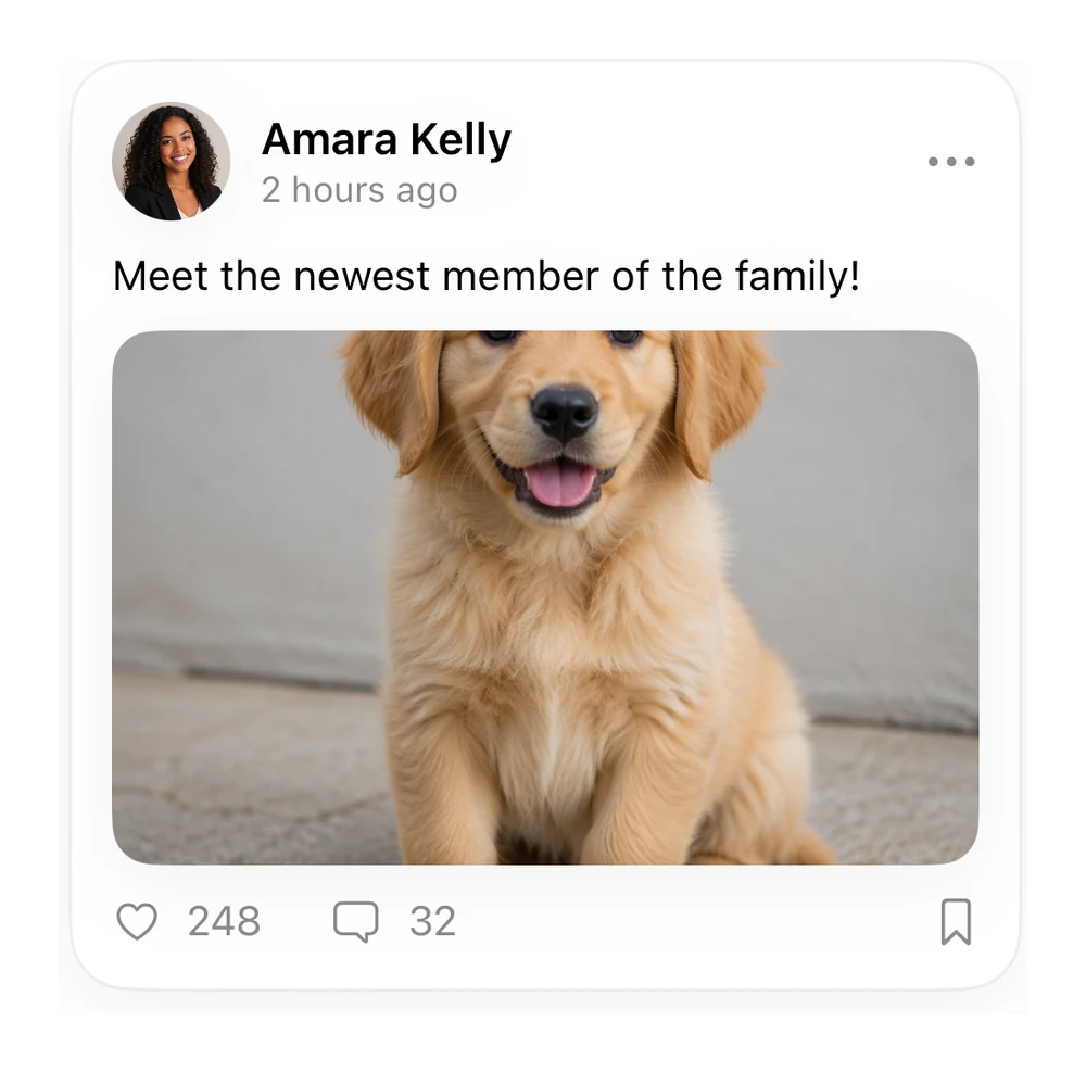 Social Post preview