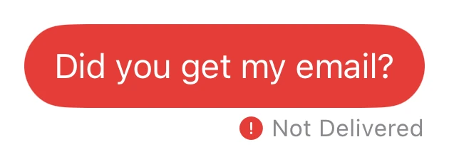 Failed Message preview