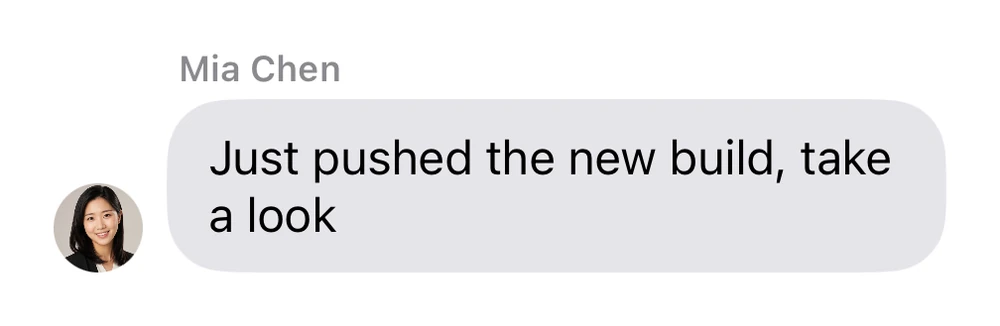 Group Message preview