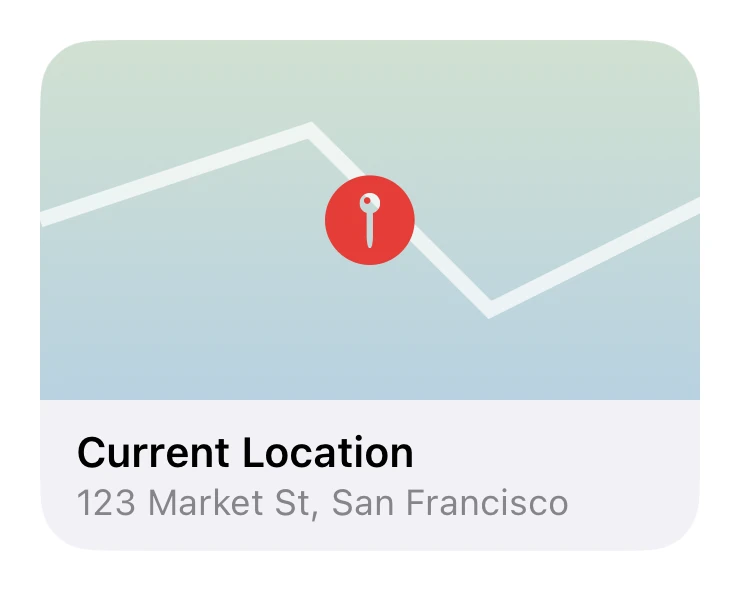 Location Message preview
