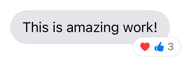 Message Reactions preview