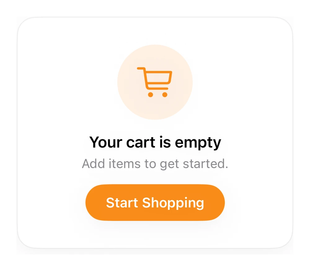 Empty Cart preview