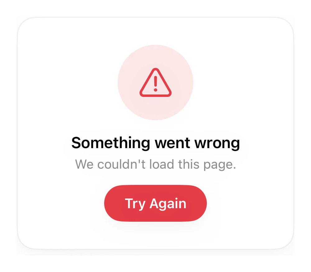Error State preview