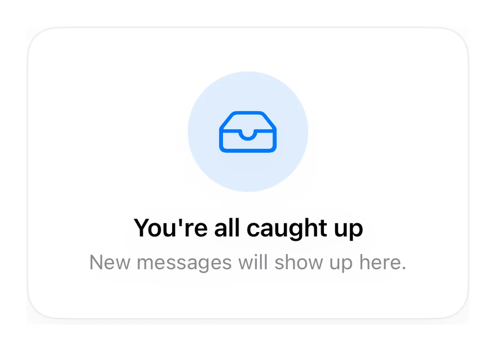 Empty Inbox preview