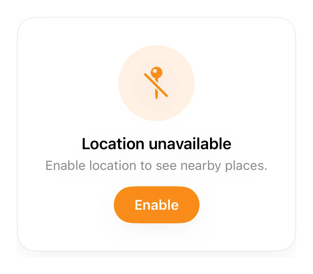 No Location preview