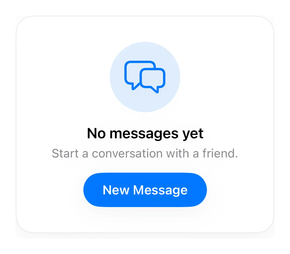 No Messages preview
