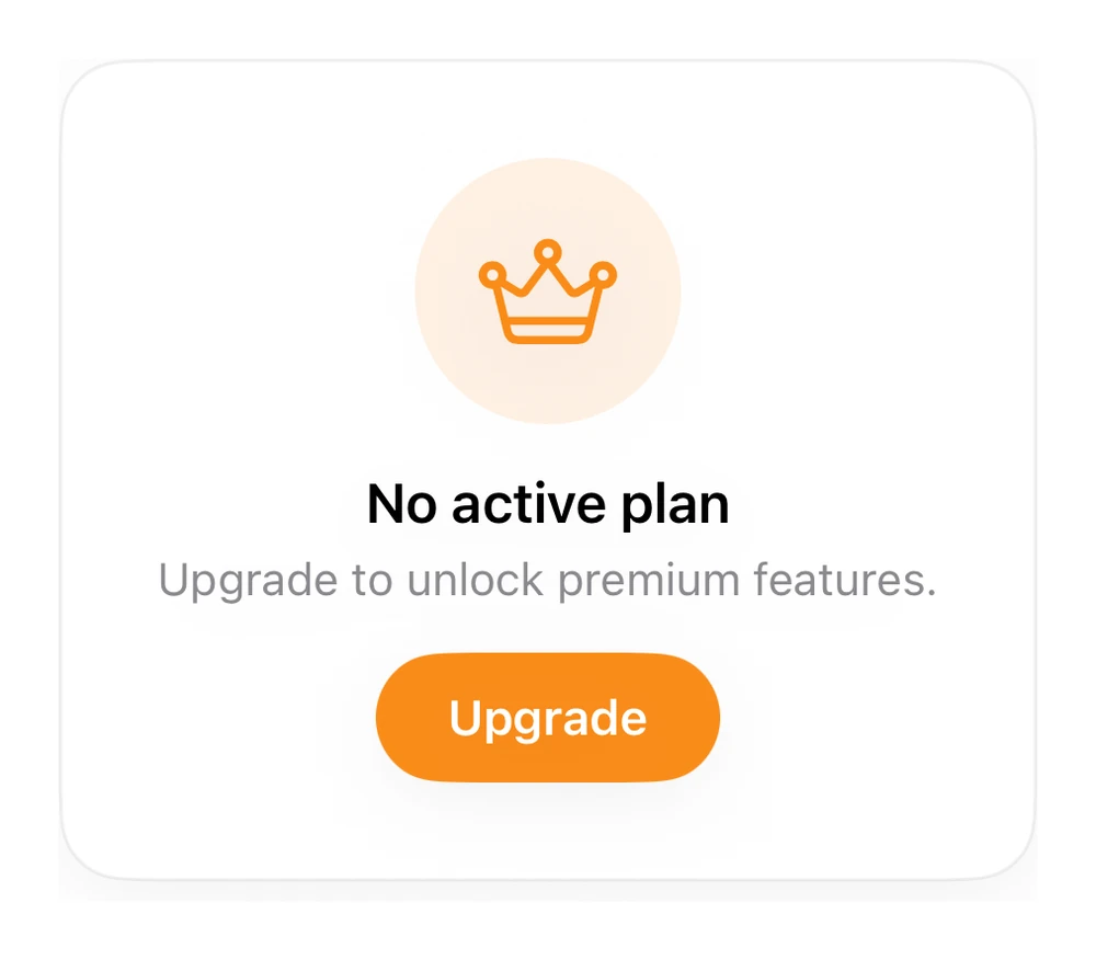 No Plan preview