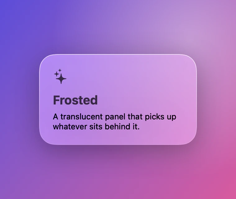 Glass Card preview
