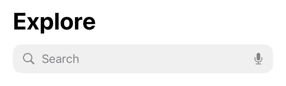 Search Header preview