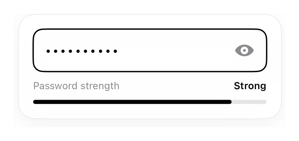 Password Field preview