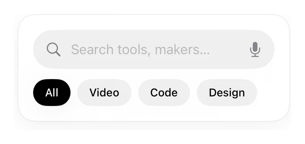 Search Field preview