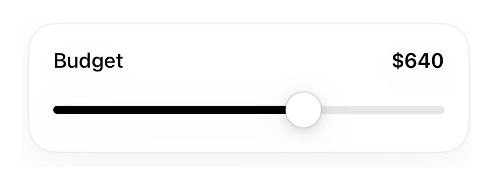 Slider preview