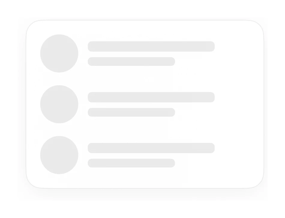 Skeleton List preview