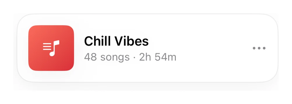 Playlist Row preview