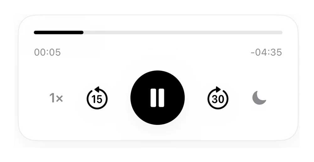 Podcast Controls preview