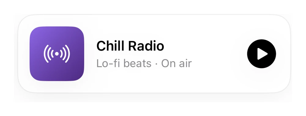 Radio Card preview