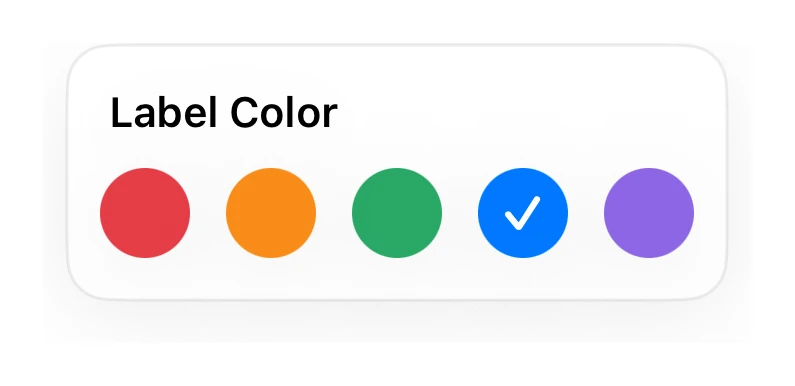 Color Menu preview
