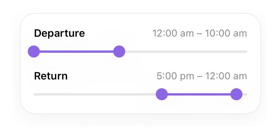 Time Range preview