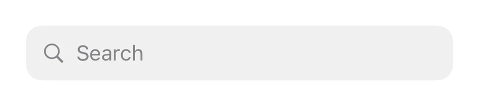 Search Bar preview
