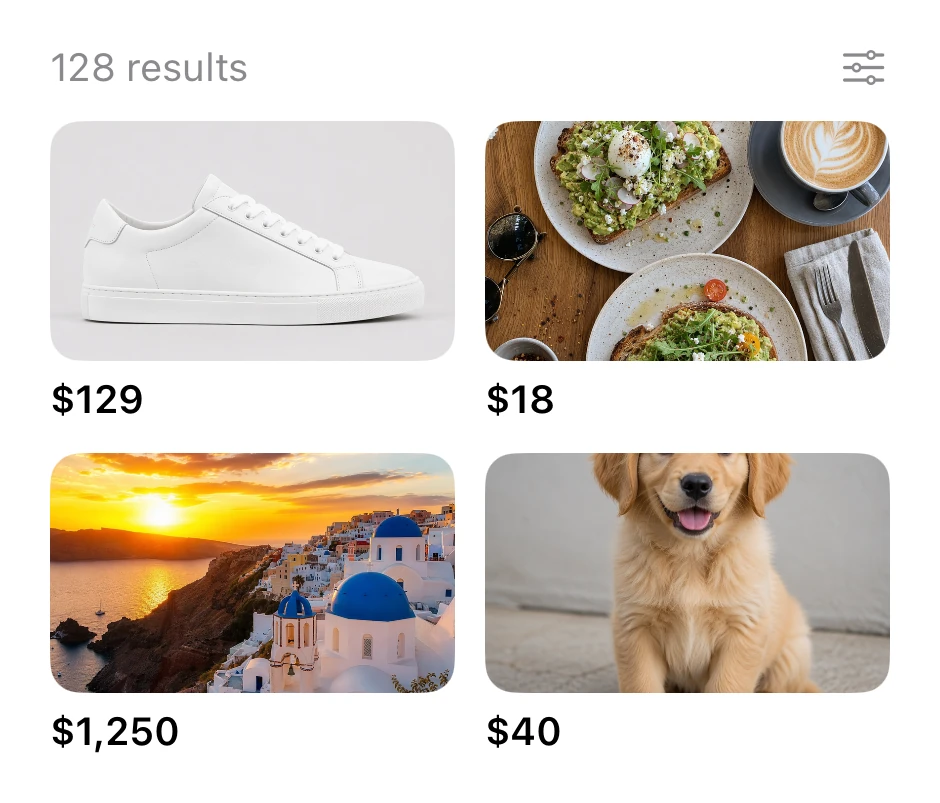 Product Results preview