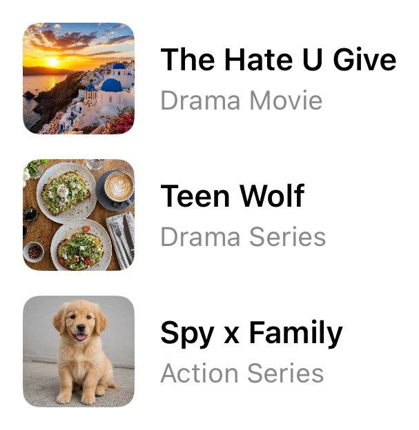 Search Results preview