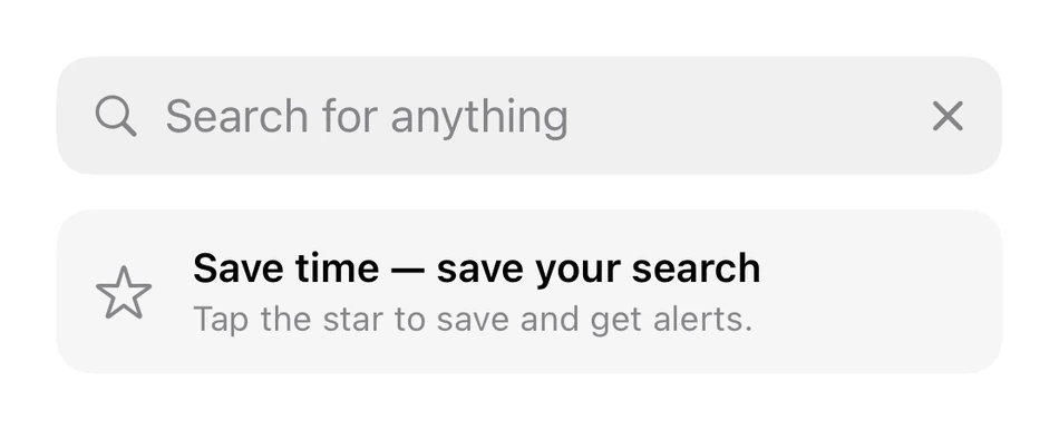 Search Tip preview