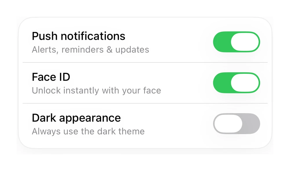 Toggle Group preview