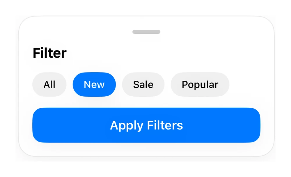 Filter Sheet preview