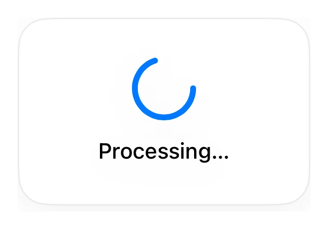 Loading Modal preview