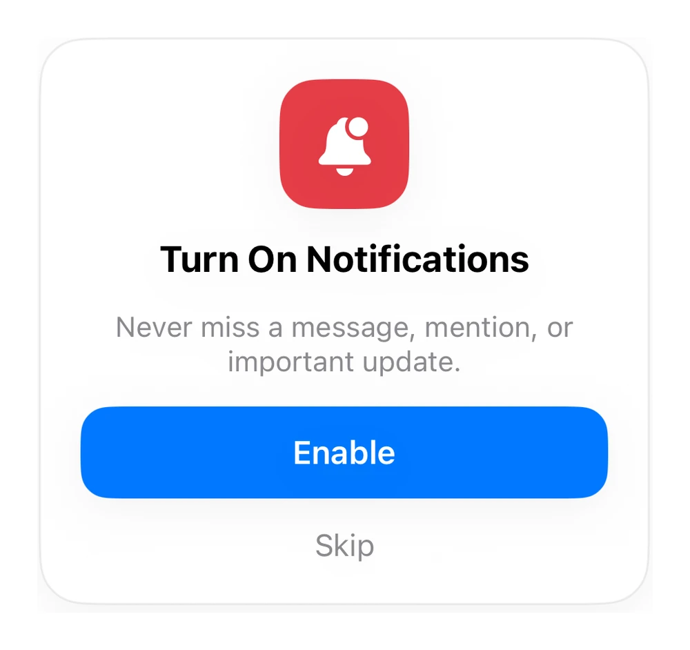 Notification Primer preview