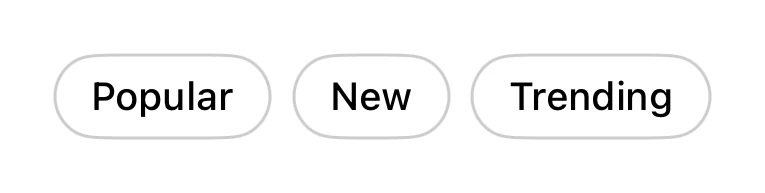 Outlined Tags preview
