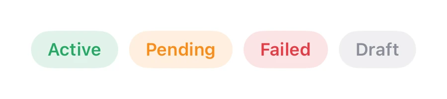 Status Pills preview