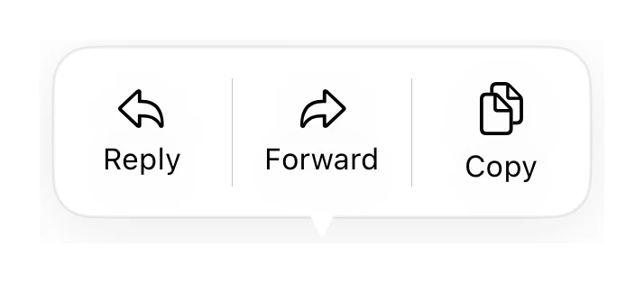 Action Popover preview