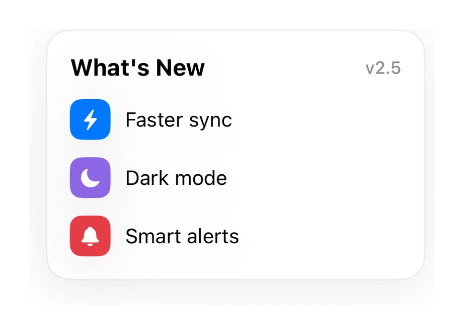 What's New preview